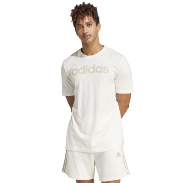 adidas Essentials Single Jersey Linear Embroidered Logo Tee M IS1345