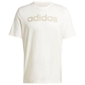 adidas Essentials Single Jersey Linear Embroidered Logo Tee M IS1345 – XL, White