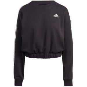 adidas Essentials 3-Stripes Crop W HR4926 sweatshirt – L, Black