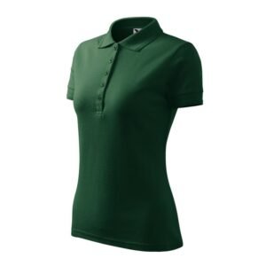 Malfini Pique Polo W MLI-210D3 dark green polo shirt – 2XL, Green