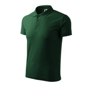 Malfini Pique Polo M MLI-203D3 dark green polo shirt – 3XL, Green