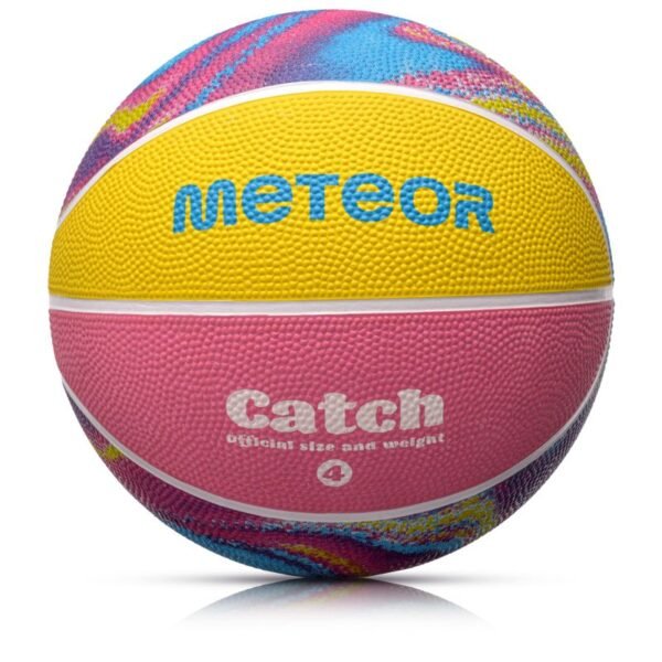 Meteor Catch 4 basketball ball 16811 size 4 – uniw, Multicolour