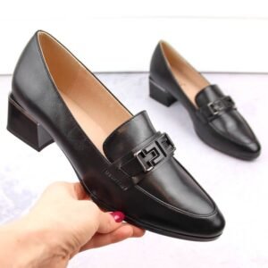 Vinceza W JAN270A low-heeled shoes, black – 38, Black