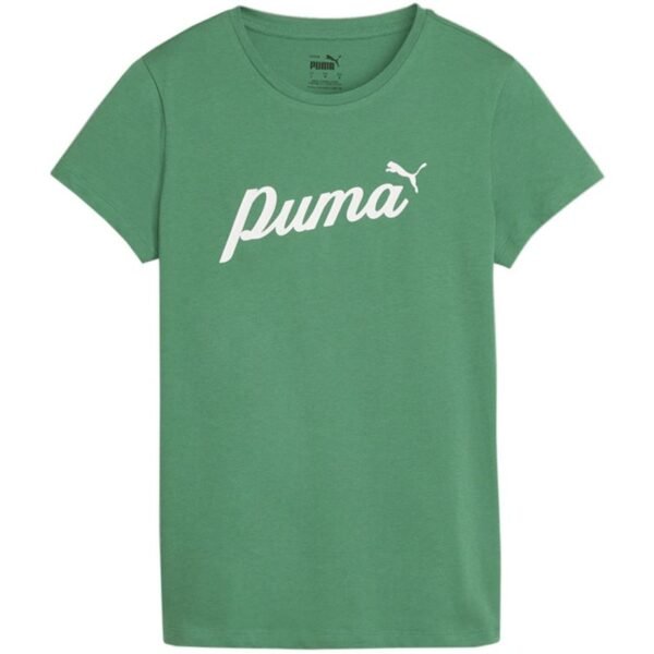 Puma ESS+Script W T-shirt 679315 86 – M, Green