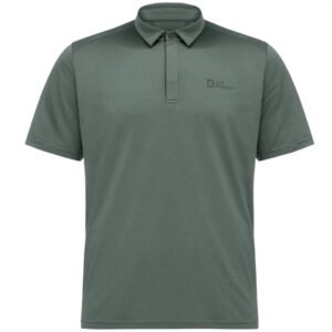 Jack Wolfskin Delfami Polo Shirt M 1809801-4311 – L, Green