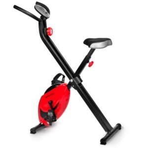 Spokey XFIT+ 941424 foldable magnetic bike – N/A, Red, Gray/Silver