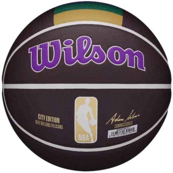 Wilson NBA Team City Collector New Orleans Pelicans Ball WZ4016419ID basketball – 7, Brown