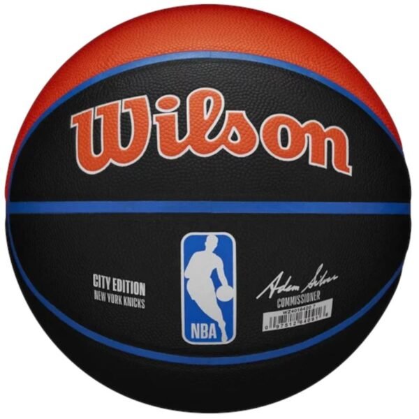 Wilson NBA Team City Collector New York Knicks Ball WZ4016420ID basketball – 7, Black