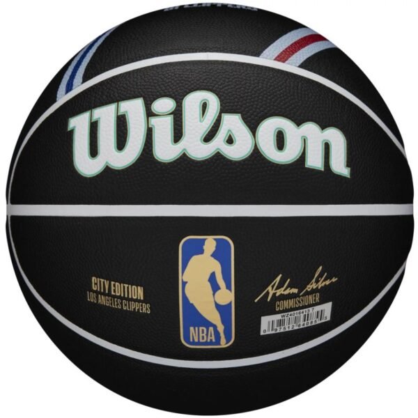 Wilson NBA Team City Collector Los Angeles Clippers Ball WZ4016413ID basketball – 7, Black