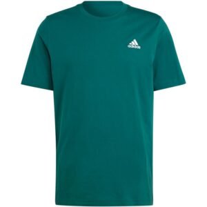 adidas Essentials Single Jersey Embroidered Small Logo Tee M IJ6111 – 2XL, Green
