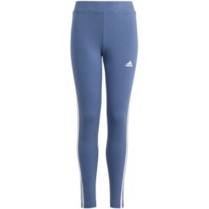 Adidas Essentials 3-Stripes Cotton Tights Jr leggings IS2633 – 140CM, Blue