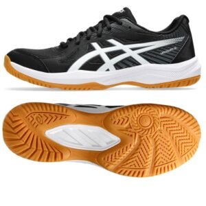 Asics Upcourt 6 M 1071A104 001 volleyball shoes – 43 1/2, Black
