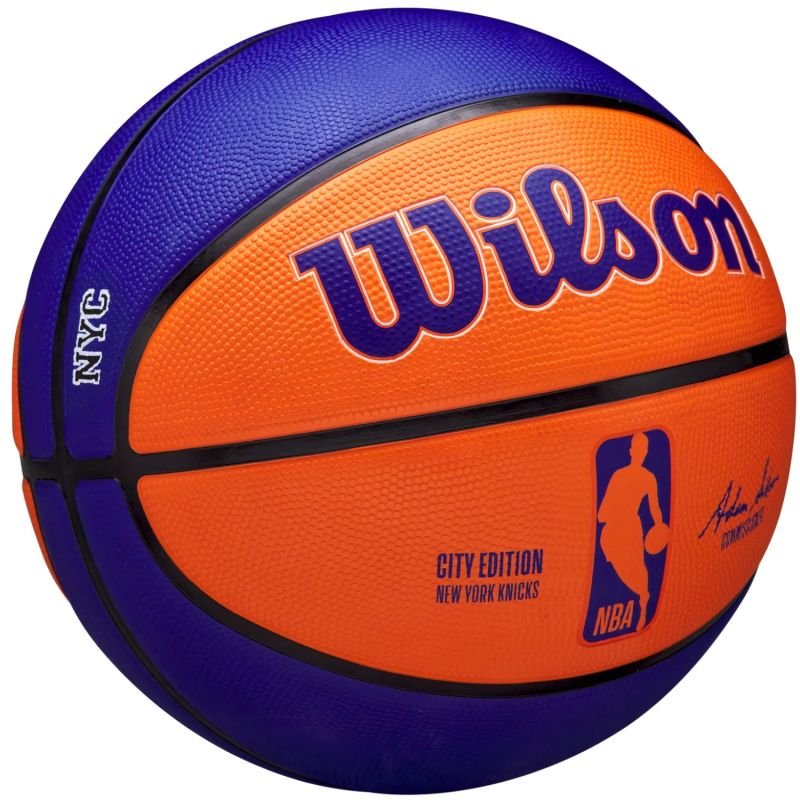 Wilson NBA Team City Edition New York Knicks WZ4024220XB basketball