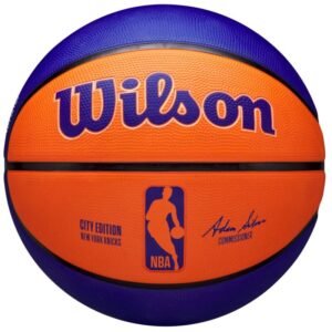 Wilson NBA Team City Edition New York Knicks WZ4024220XB basketball – 7, Blue, Orange