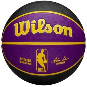 Wilson NBA Team City Edition Los Angeles Lakers WZ4024214XB basketball – 7, Black