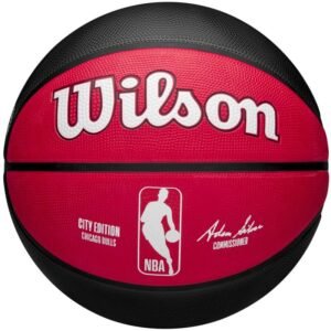 Wilson NBA Team City Edition Chicago Bulls WZ4024205XB basketball – 7, Black