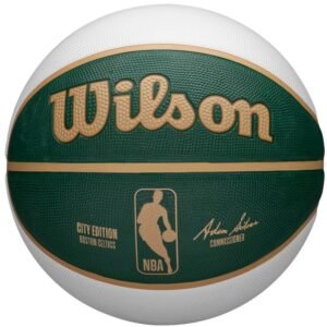 Wilson NBA Team City Edition Boston Celtics WZ4024202XB basketball – 7, White, Green
