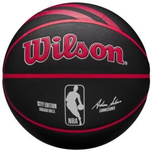 Wilson NBA Team City Collector Chicago Bulls WZ4024105XB basketball – 7, Black