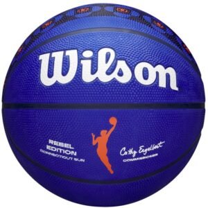 Wilson WNBA Rebel Edition Connecticut Sun WZ4021203XB basketball – 6, Blue