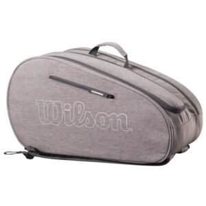 Wilson Team Padel Bag WR8903703001 tennis bag – one size, Gray/Silver