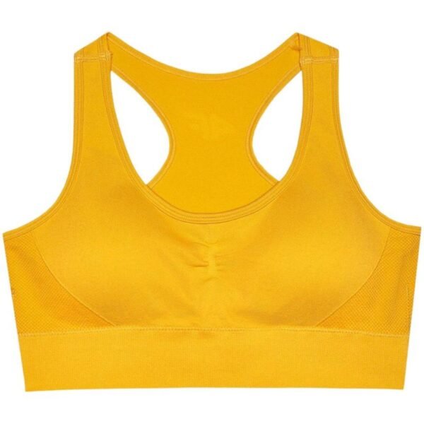 Sports bra 4F W 4FWSS24USBAF116 70S – XS/S, Yellow