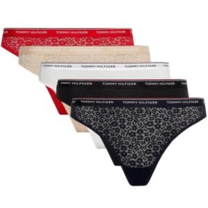 Tommy Hilfiger 5-Pack Thong Underwear W UW0UW04995 – M, Multicolour