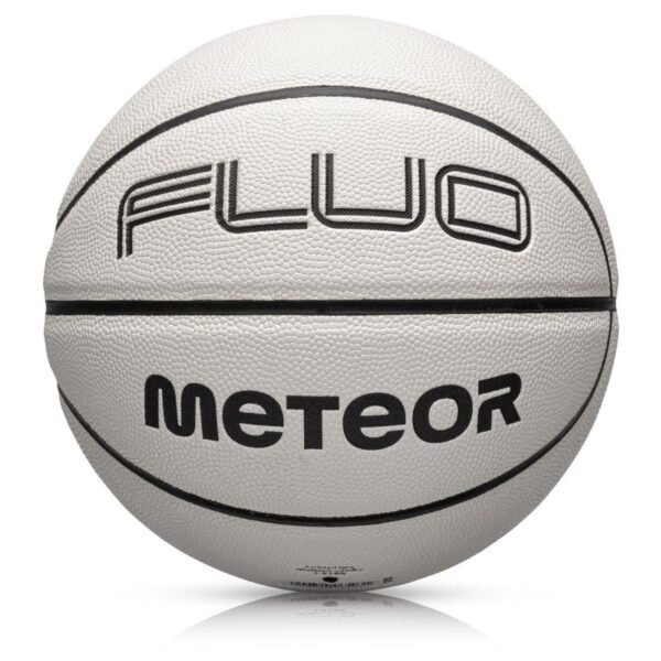 Meteor Fluo 7 16753 basketball – uniw, Gray/Silver