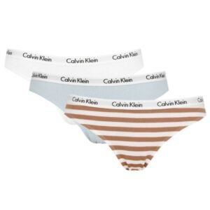 Calvin Klein 3 Pack Bikini Underwear W 000QD3588E – XS, Multicolour