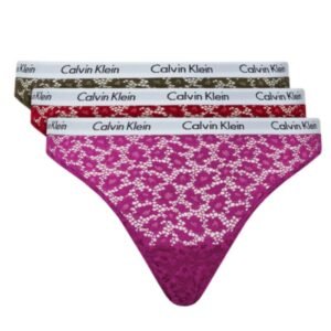Calvin Klein Bikini Underwear 3Pk W 000QD3926E – S, Multicolour
