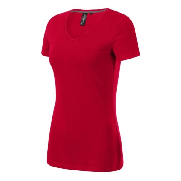 Malfini Action V-neck T-shirt W MLI-70171 formula red – 2XL, Red