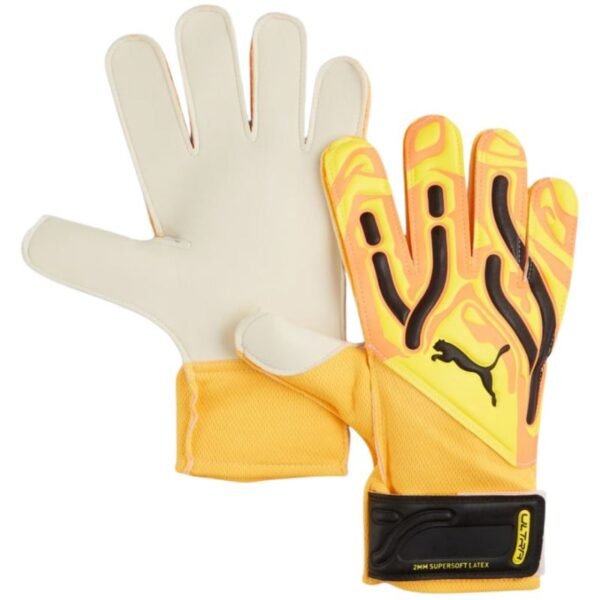 Puma Ultra Play RC goalkeeper gloves 41862 09 – 11, Yellow