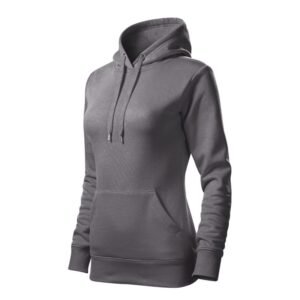 Malfini Cape Free W sweatshirt MLI-F1436 steel – XL, Gray/Silver