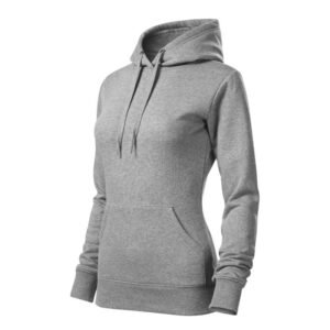 Malfini Cape Free W sweatshirt MLI-F1412 – L, Graphite, Gray/Silver