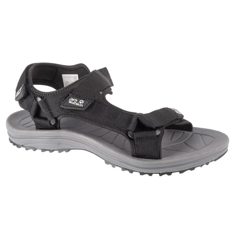 Jack Wolfskin Wave Breaker Sandal M 4052011-6000 sandals – 42, Black