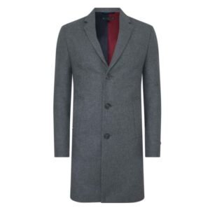 Tommy Hilfiger Dressed Casual coat M MW0MW27706 – L, Gray/Silver