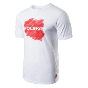 Huari Sekti Poland Series M T-shirt 92800207413 – XXL, White, Red