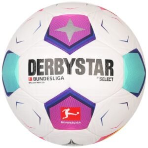 Ball Select DerbyStar Bundesliga 2023 Brilliant Replica 3954100059 – 4, White, Multicolour