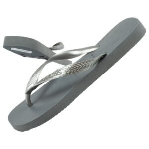 Havaianas Flip Flops W STEELGREY – 35/36, Gray/Silver