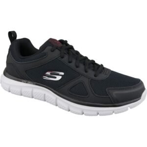 Skechers Track-Scloric M 52631-BKRD shoes – 44, Black