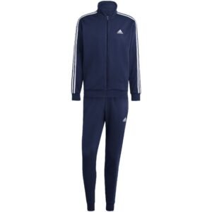 adidas Basic 3-Stripes Fleece M tracksuit IJ6064 – L, Navy blue