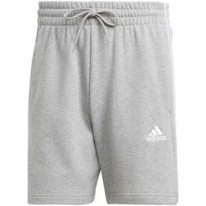 Adidas Essentials French Terry 3-Stripes M IC9437 shorts – M, Gray/Silver