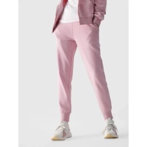 Trousers 4F W 4FWMM00TTROF0946-56S – S, Pink