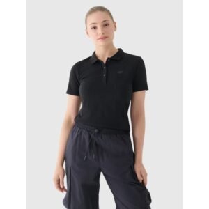 Polo shirt 4F W 4FWMM00TPTSF317-20S – S, Black