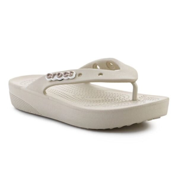 Crocs Classic Platform Flip W 207714-2Y2 flip-flops – EU 37/38, Beige/Cream