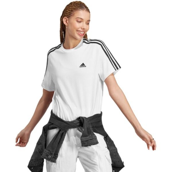 adidas Essentials 3-Stripes Single Jersey Crop Top W HR4915