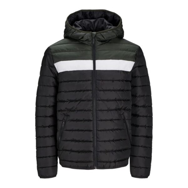 Jack&Jones Jwhwing Hood Puffer M 12175755 – L, Black