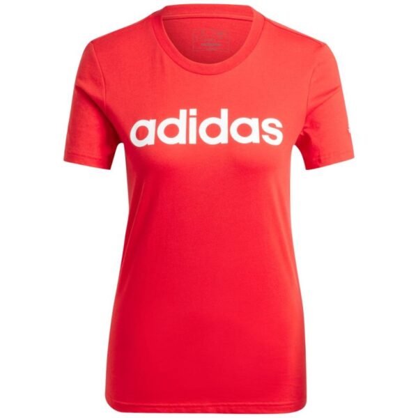 adidas Loungewear Essentials Slim Logo Tee W IY9189 – L, Red