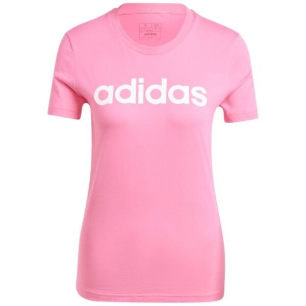 adidas Loungewear Essentials Slim Logo Tee W IY9191 – S, Pink