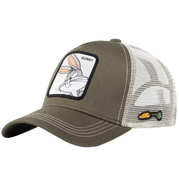 Capslab Bunny Looney Tunes Trucker Cap CL-LOO-1-BUN2 – one size, Gray/Silver