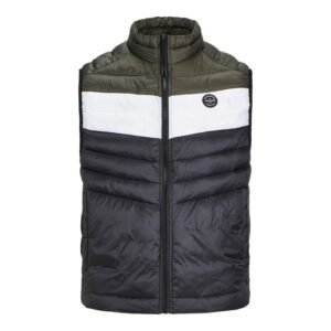 Jack&Jones Jjespring Bodywarmer Collar Noos M 12258457 – XL, Gray/Silver